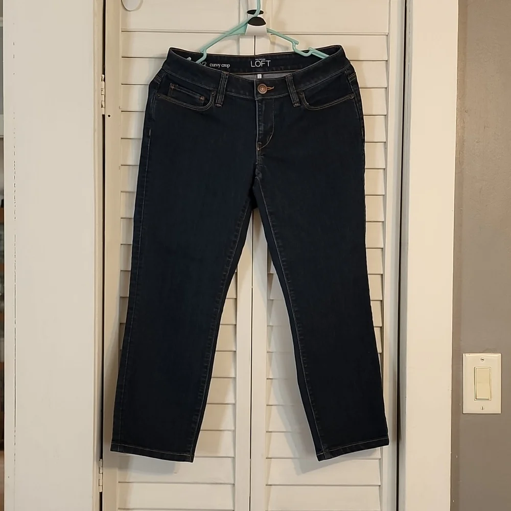 Ann Taylor LOFT 26/2 curvy crop - Picture 2 of 5